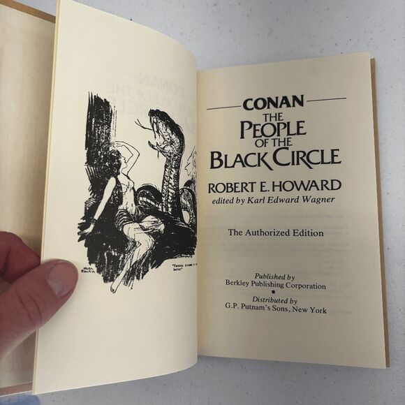 The People of the Black Circle by Robert E. Howard 1977 HCDJ First Print 1st - Picture 9 of 15